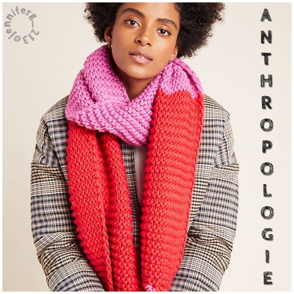 Anthropologie Accessories - Anthropologie Marcella Colorblocked Scarf NWT
